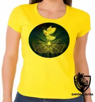 Baby look blusa Feminina Pomba da paz espirita Jesus amor Kardec - Foto 6