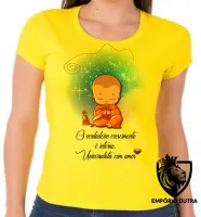Baby look blusa Feminina Universalista com amor - Foto 6