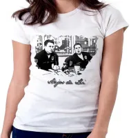 Baby look blusa Feminina Anjos da Lei filme policial tiras - Foto 6