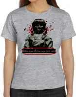 Baby look blusa Feminina Annabelle filme terror boneca - Foto 4