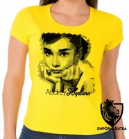 Baby look blusa Feminina Audrey Hepburn atriz america - Foto 5