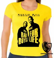 Baby look blusa Feminina Bad Boys will smith - Foto 4