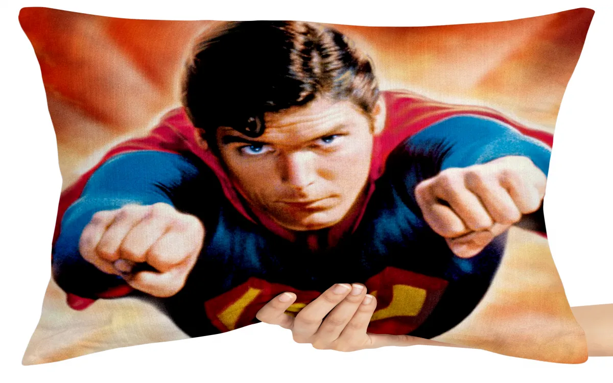 Capa de Almofada ou Travesseiro Superman clássico