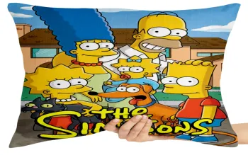 Capa de Almofada ou Travesseiro The Simpsons família