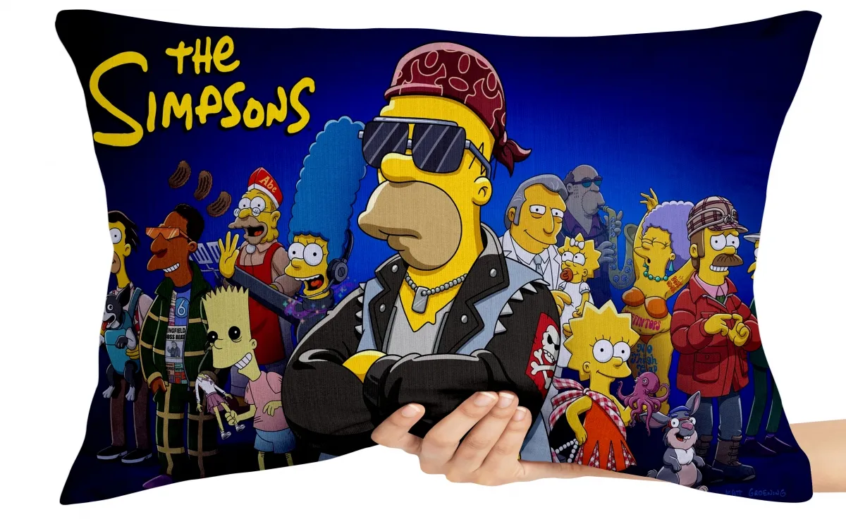 Capa de Almofada ou Travesseiro The Simpsons hap