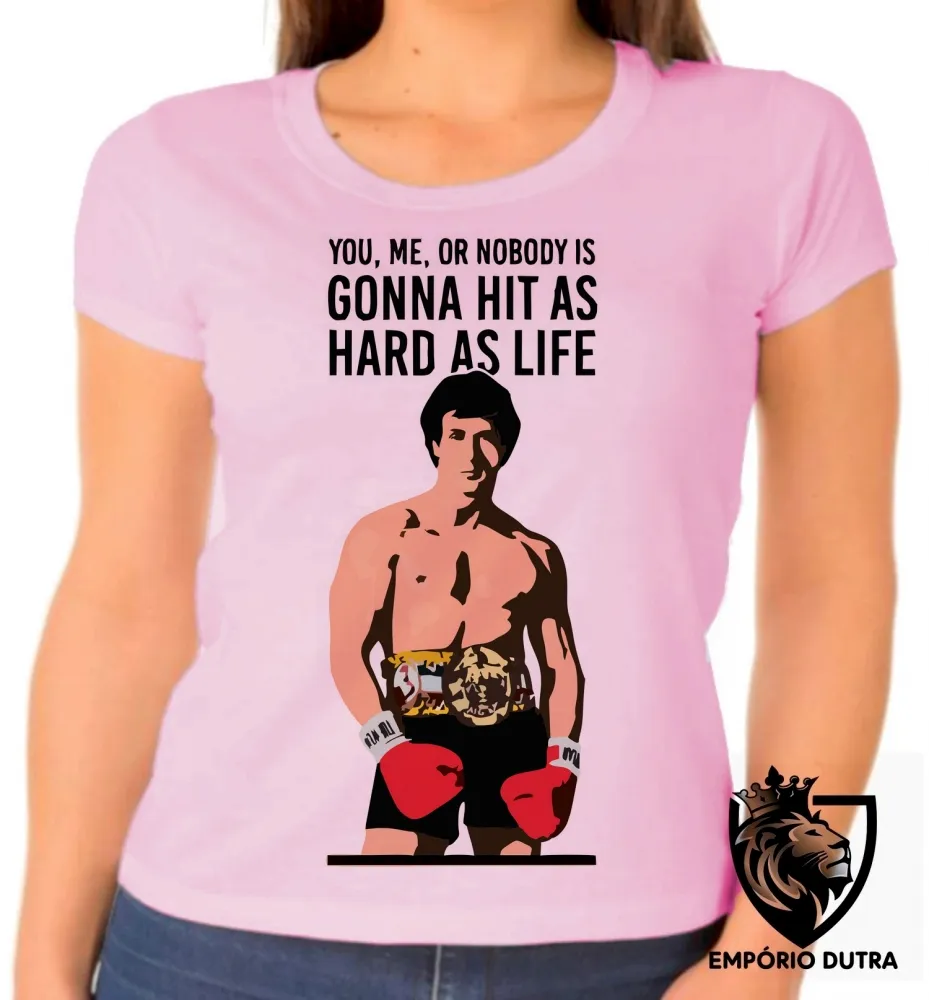 Baby look blusa Feminina Balboa Gonna hit Imagem