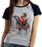 Baby look blusa Feminina Balboa luta - Foto 4