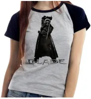 Baby look blusa Feminina Blade Wesley Snipes vampiro - Foto 5