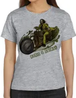 Baby look blusa Feminina boris animal mib homens preto - Foto 5