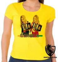 Baby look blusa Feminina Branquelas filme engraçado - Foto 3