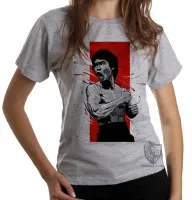 Baby look blusa Feminina Bruce Lee - Foto 4