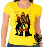 Baby look blusa Feminina cabeças de vento filme antigo - Foto 6