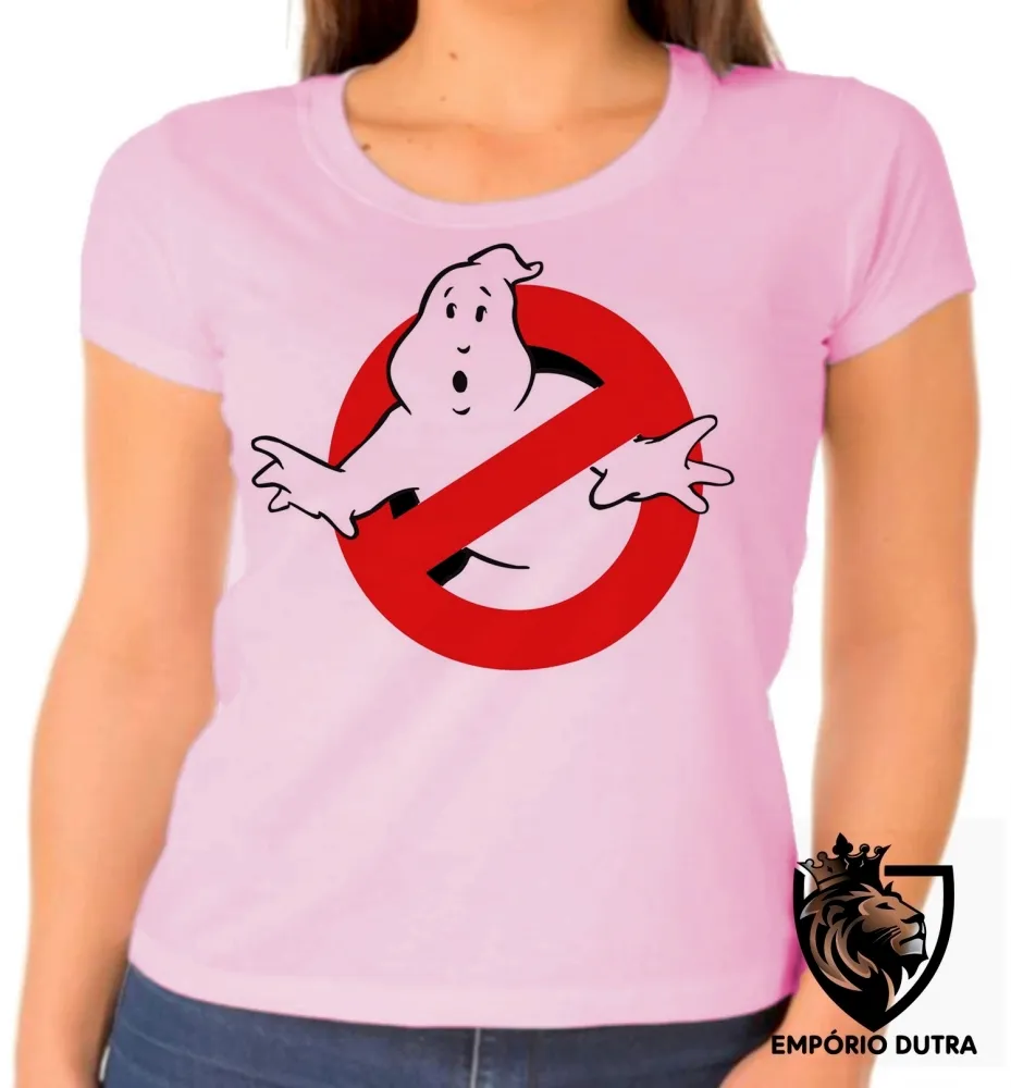 Baby look blusa Feminina Caça Fantasmas ghost busters