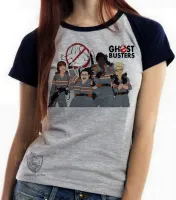 Baby look blusa Feminina Caça fantasmas mulheres Ghostbusters - Foto 4