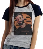 Baby look blusa Feminina Captain Chris Evans - Foto 2