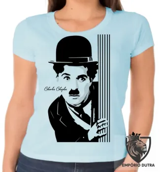 Baby look blusa Feminina Charles Chaplin - Foto 2