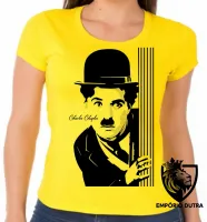 Baby look blusa Feminina Charles Chaplin - Foto 3