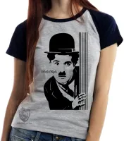 Baby look blusa Feminina Charles Chaplin - Foto 4