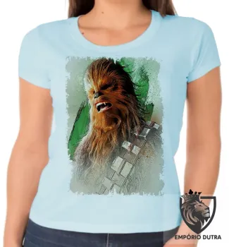 Baby look blusa Feminina Chewbacca gritando - Foto 2