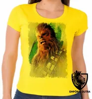 Baby look blusa Feminina Chewbacca gritando - Foto 3