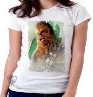 Baby look blusa Feminina Chewbacca gritando - Foto 5