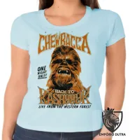 Baby look blusa Feminina Chewbacca kashyk - Foto 2
