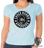 Baby look blusa Feminina chuck norris approved luta marcial mma vale tudo - Foto 3