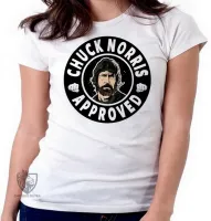 Baby look blusa Feminina chuck norris approved luta marcial mma vale tudo - Foto 6