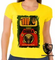 Baby look blusa Feminina Cobra sylvester stallone rambo - Foto 3