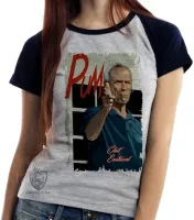 Baby look blusa Feminina Clint Eastwood faroeste ator - Foto 6