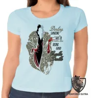 Baby look blusa Feminina Cruella Deville Looking 101 dalmatas good - Foto 2