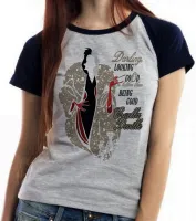 Baby look blusa Feminina Cruella Deville Looking 101 dalmatas good - Foto 4