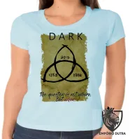 Baby look blusa Feminina Dark the question is when - Foto 2