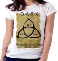 Baby look blusa Feminina Dark the question is when - Foto 5