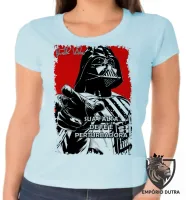 Baby look blusa Feminina Darth Vader fé - Foto 2