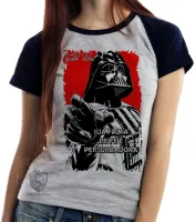 Baby look blusa Feminina Darth Vader fé - Foto 4