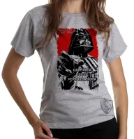 Baby look blusa Feminina Darth Vader fé - Foto 6