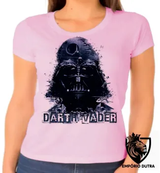 Baby look blusa Feminina Darth Vader star wars vilão
