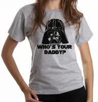 Baby look blusa Feminina Darth vader daddy star wars - Foto 3