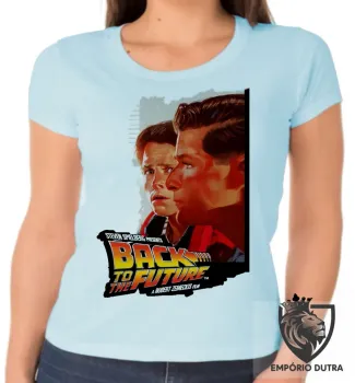 Baby look blusa Feminina De volta futuro back future - Foto 2