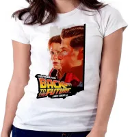 Baby look blusa Feminina De volta futuro back future - Foto 5