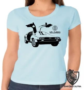 Baby look blusa Feminina De volta para o futuro  DeLorean - Foto 2