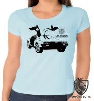 Baby look blusa Feminina De volta para o futuro  DeLorean - Foto 2
