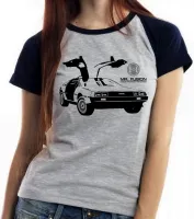 Baby look blusa Feminina De volta para o futuro  DeLorean - Foto 4