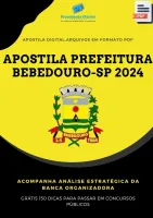 Apostila Pref Bebedouro SP Cirurgião Dentista 2024