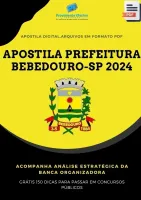 Apostila Pref Bebedouro SP Fisioterapeuta  2024
