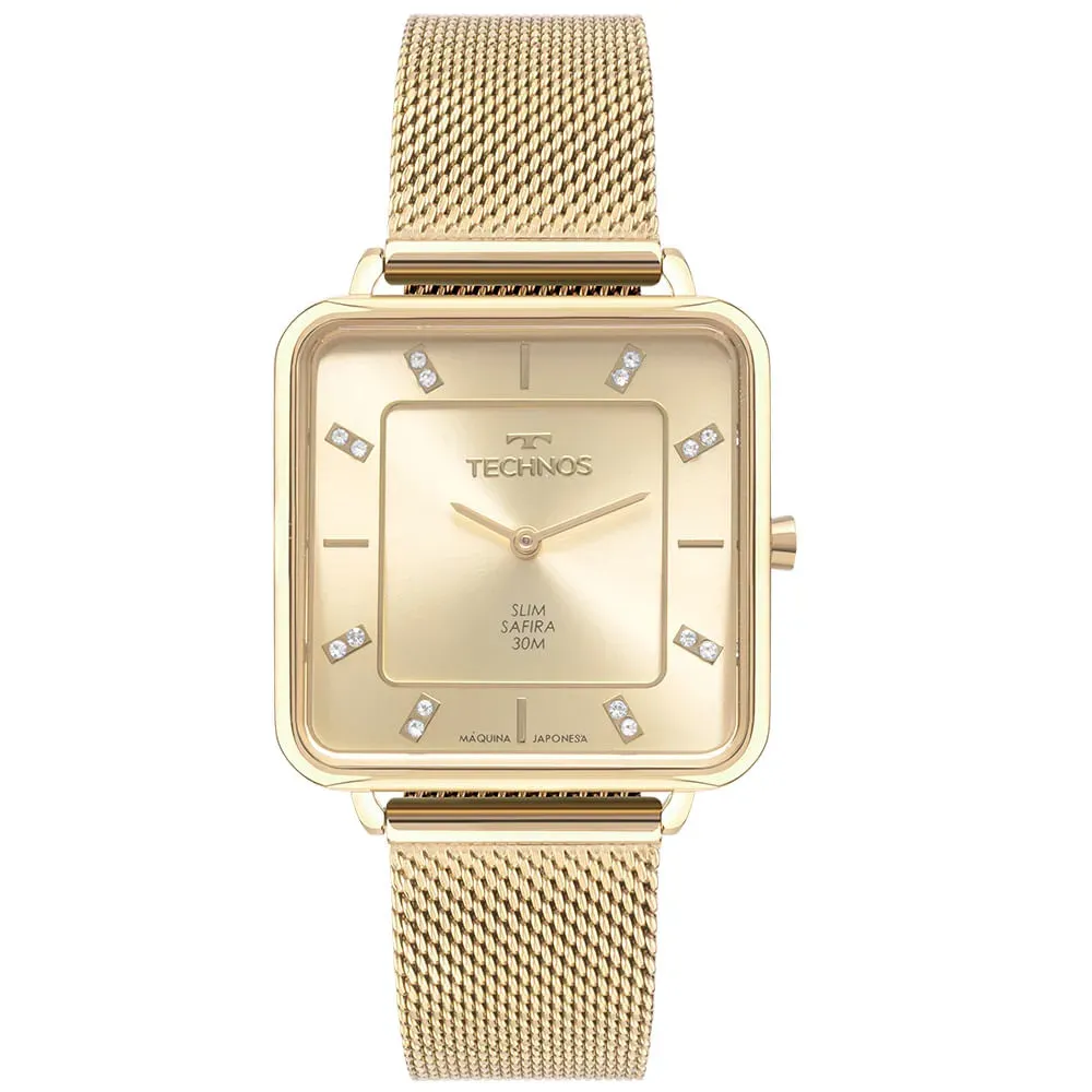 TECHNOS FEMININO SLIM DOURADO GL22Al1X ELEGANCE