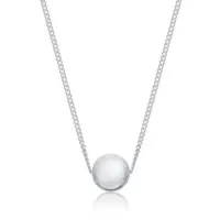 Colar de prata bola - 231430
