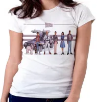 Baby look blusa Feminina De volta para o futuro filme - Foto 5