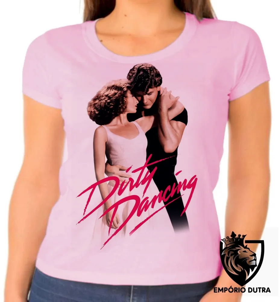 Baby look blusa Feminina Dirty Dancing